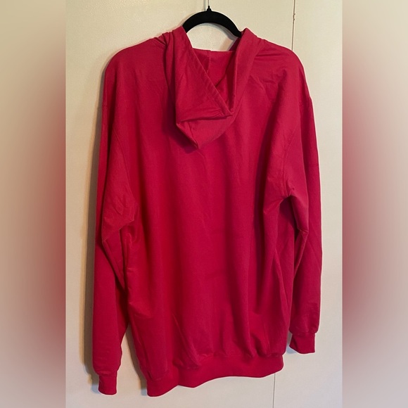NWOT. Jiu Ding Sport Breast Cancer Awareness Hoodie, 5X, this shirt runs small - Picture 2 of 3
